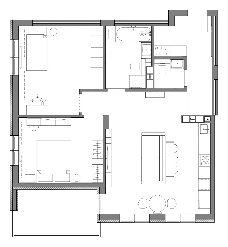 Евро-3 — 85,6 м²